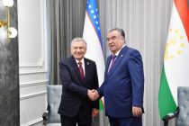 President Emomali Rahmon Meets President of Uzbekistan, Shavkat Mirziyoyev