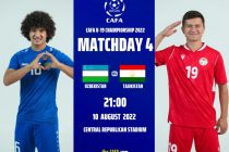 Tajikistan Will Play Against Uzbekistan at the CAFA U-19 Championship Today