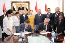 Tajikistan and US Sign MoU on the Implementation of a New Project