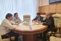 Tajik Ambassador Meets Minister of Infrastructure and Regional Development of Moldova