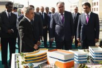 President Emomali Rahmon Attends Foundation Stone Laying Ceremony of Branch of Management Development Institute of Singapore in Dushanbe