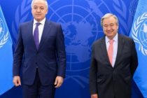 FM Muhriddin Informs UN Secretary-General in Detail About the Latest Developments on the Border Between Tajikistan and Kyrgyzstan