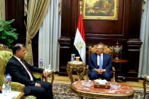 Ambassador of Tajikistan Meets President of the Senate of Egypt