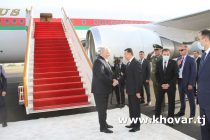 President Lukashenko Arrives in Tajikistan for an Official Visit
