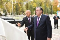 President Emomali Rahmon Opens New Building of the Center of Justice in Norak
