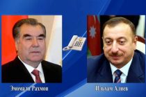 Tajikistan, Azerbaijan Presidents Discuss Bilateral Relations on Phone