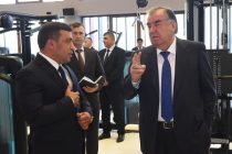 President Emomali Rahmon Opens Innovative Fitness Club in Dushanbe
