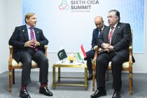 President Emomali Rahmon Meets Pakistan Prime Minister Shahbaz Sharif in Astana