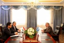 Foreign Minister Muhriddin Meets Assistant Secretary General of the United Nations Zuev in Dushanbe