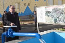 President Emomali Rahmon Attended the Commissioning Ceremony of Drinking Water Supply in Devashtich