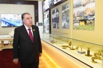 President Emomali Rahmon Visits Museum of 16 Session of the Supreme Council of the Republic of Tajikistan in Arbob Palace