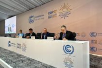 FM Muhriddin Attends Press Briefing of the Leaders of the Water and Climate Coalition