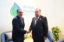 President Emomali Rahmon Meets with Prime Minister of the Arab Republic of Egypt