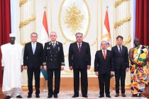 President Emomali Rahmon  Receives Credentials of New Ambassadors to Tajikistan