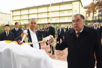 President Emomali Rahmon Commissions the Additional Building and Dormitory of Non-State Medical and Social College in Bokhtar