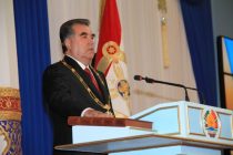 President Emomali Rahmon Names Constitution a Fateful Document and Guide for the People of Tajikistan