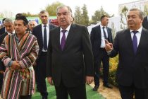President Emomali Rahmon Visits Exhibition of Agricultural Products in Shahritus