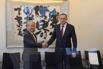 First Vice PM Davlatali Sadi Holds Meetings with the JICA President and the JBIC Governor