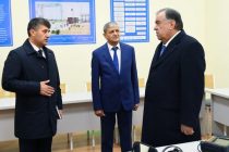 President Emomali Rahmon Opens New Educational Building at the Tajik State University of Finance and Economics in Dushanbe