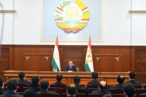President Emomali Rahmon Receives Newly Appointed Judges