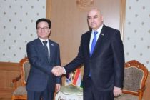 Speaker of Parliament Mahmadtoir Zokirzoda Receives Korean Ambassador to Tajikistan