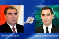 President of Tajikistan Holds a Phone Call with President of Turkmenistan