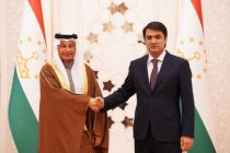 Speaker of the National Assembly Rustam Emomali Meets President of the World Aquatics Husain Al-Musallam