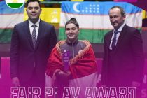 Tajikistan Receives Fair Play Award in the CAFA Women’s Futsal Championship