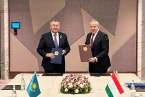 Tajikistan and Kazakhstan Approve Joint Action Plan on the Occasion of the 30th Anniversary of the Diplomatic Relations Establishment