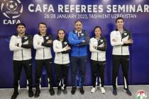 Tajik Football Referees Take Part in the CAFA Seminar in Tashkent
