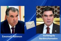 President Emomali Rahmon Offers Condolences to Gurbanguly Berdimuhamedov over his Mother’s Demise