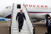 Russian Prime Minister Mishustin Arrives in Tajikistan