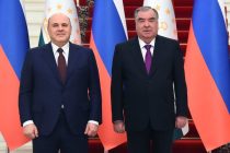 President Emomali Rahmon Receives Chairman of the Government of the Russian Federation Mikhail Mishustin