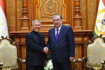 Emomali Rahmon Receives Head of the Republic of Tatarstan Rustam Minnikhanov