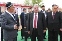President Emomali Rahmon Visits Tursunboy Kushatov Collective Farm in Bobojon Gafurov district