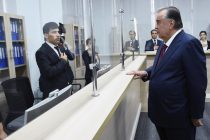 President Emomali Rahmon Commissions New Administrative Building of the Tax Inspectorate in Sino District