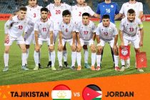 Tajik U-20 Team Will Play against Jordan at the 2023 Asian Cup Today