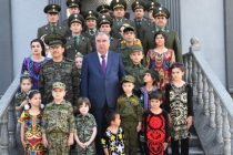 Emomali Rahmon Attends Opening Ceremony of the Building of Division of the State Committee of National Security in Levakant