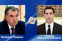 President Emomali Rahmon Had a Telephone Conversation with President of Turkmenistan Serdar Berdimuhamedow