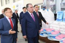 President Emomali Rahmon Opens the Polypropylene Bag Production Plant in Sughd FEZ