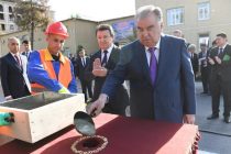 President Emomali Rahmon became Familiar with Projects on Maternity Department and Multidisciplinary Health Center Construction in Dangara district