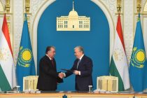 Ceremony of Signing New Documents of Cooperation between Tajikistan and Kazakhstan and the Press Conference of the Heads of State