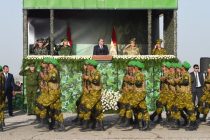 President Emomali Rahmon Attends Solemn Meeting on the Occasion of the Day of Border Guards