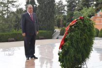 President Emomali Rahmon Attends Wreath-Laying Ceremony on the Occasion of the 78th Anniversary of Victory Day