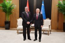 President Emomali Rahmon Meets President of Uzbekistan Shavkat Mirziyoyev in Xi’an