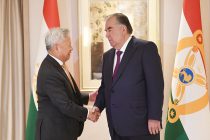 President Emomali Rahmon Receives the President of the Asian Infrastructure Investment Bank Jin Liqun