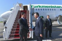 President of Turkmenistan Serdar Berdimuhamedov Arrives in Tajikistan on a State Visit