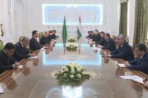 Prime Minister Kohir Rasulzoda Meets the President of Turkmenistan Serdar Berdimuhamedov