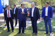 Rustam Emomali and Gianni Infantino Familiarize with the Construction of the Football Federation’s Technical Center in Varzob
