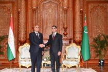 Speaker of the Assembly of Representatives Mahmadtoir Zakirzoda Meets President of Turkmenistan Serdar Berdimuhamedov